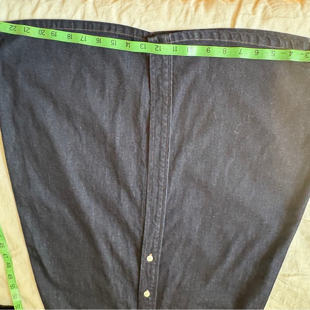 Uniqlo x Lemaire Women's Denim Long Sleeve Dress - Picture 8 of 10